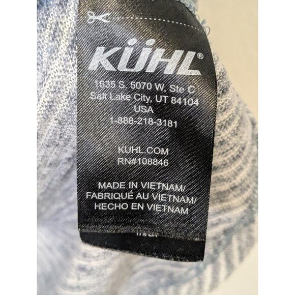 KUHL Allura Linen Blend Long Sleeve Lightweight Sweater Women Size XL Gray - Picture 5 of 10